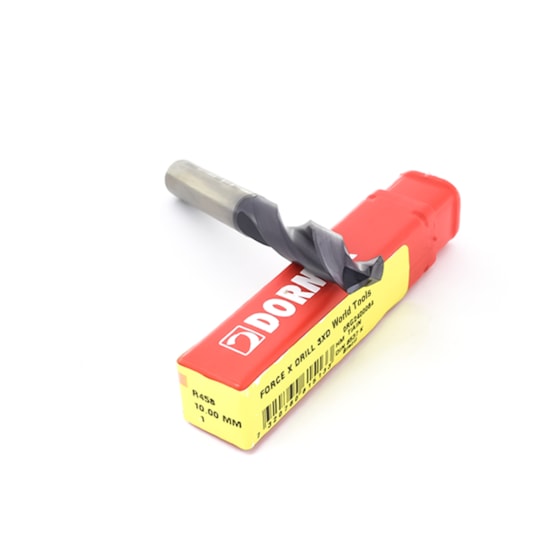BROCA DE METAL DURO Ø 10,00 X 089MM CURTA TIALN DIN6537K - R458 DORMER