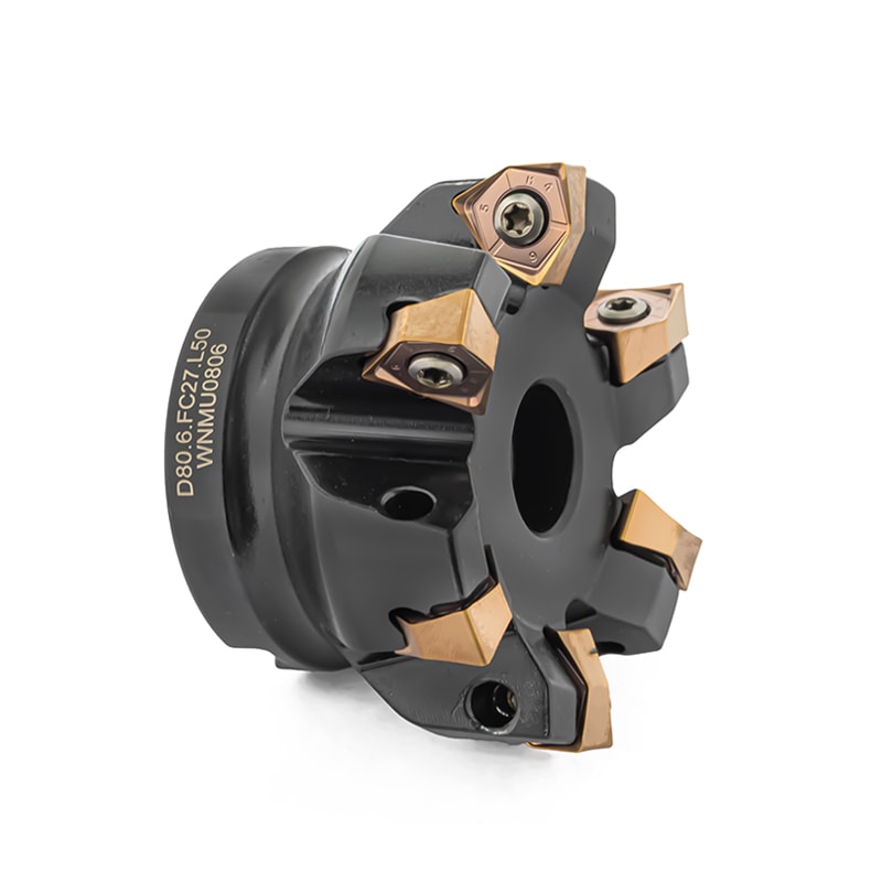 CABEÇOTE Ø 080MM COM 06 CORTES PARA INSERTO WNMU 0806 - GURAN