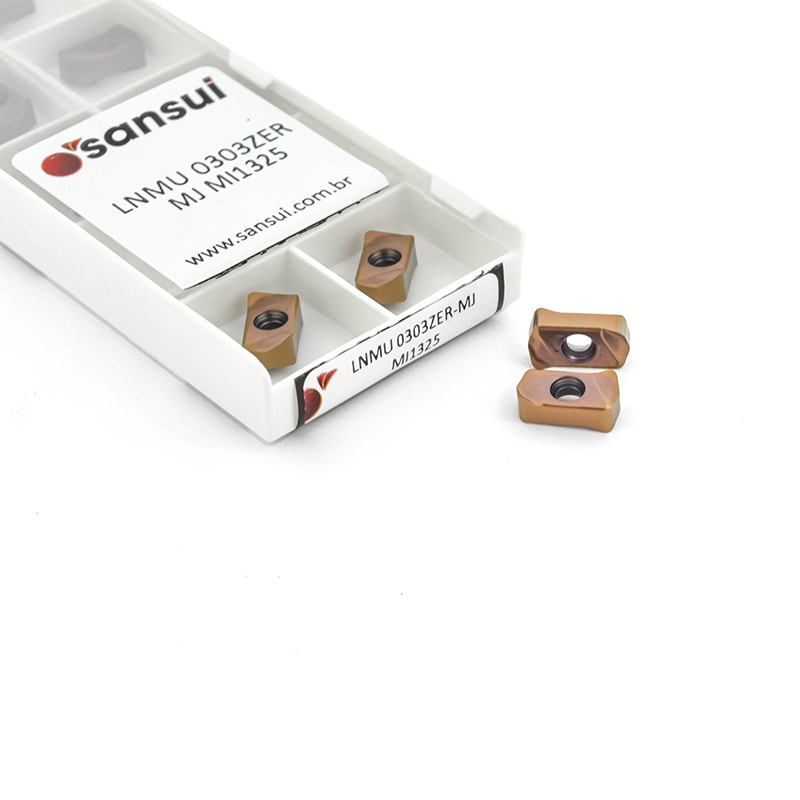 INSERTO PARA FRESAMENTO LNMU 0303 ZER-MJ MI1325 ALTO AVANÇO - SANSUI
