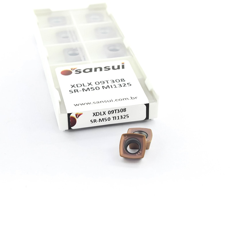 INSERTO PARA FRESAMENTO XDLX 09T308SR-M50 MI1325 ALTO AVANÇO - SANSUI