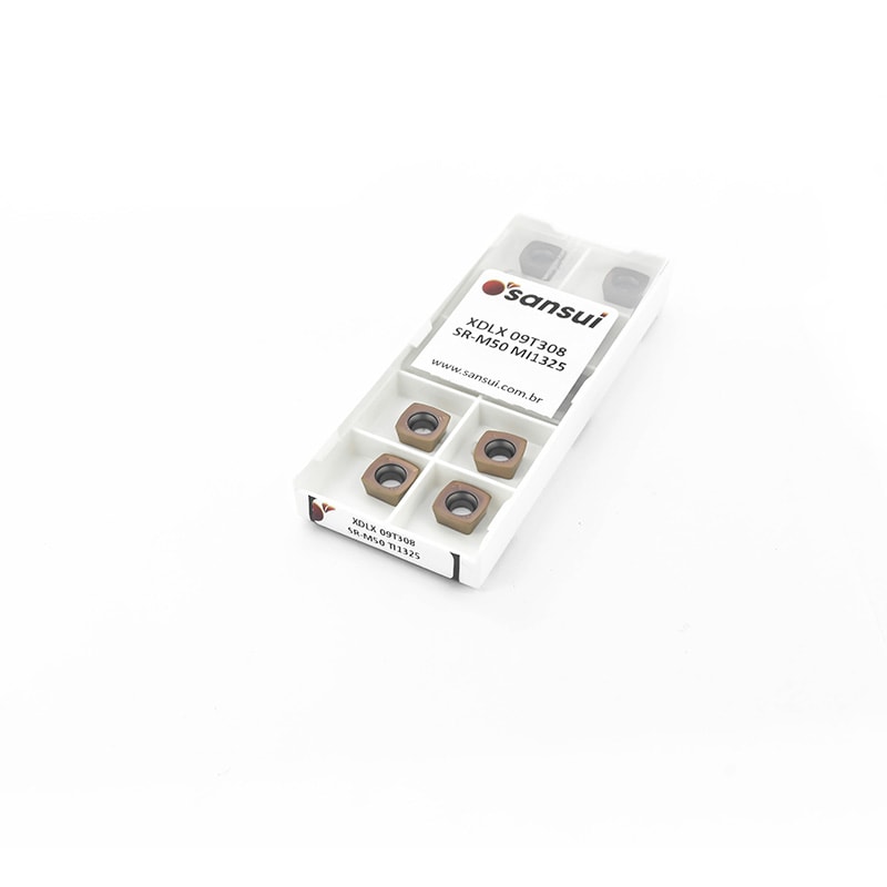 INSERTO PARA FRESAMENTO XDLX 09T308SR-M50 MI1325 ALTO AVANÇO - SANSUI