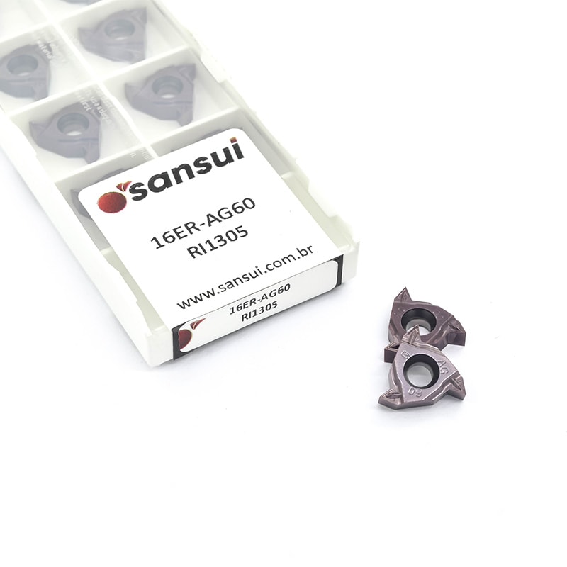 INSERTO PARA ROSCA EXTERNA 60 GRAUS - 16ER-AG60 RI1305 - SANSUI