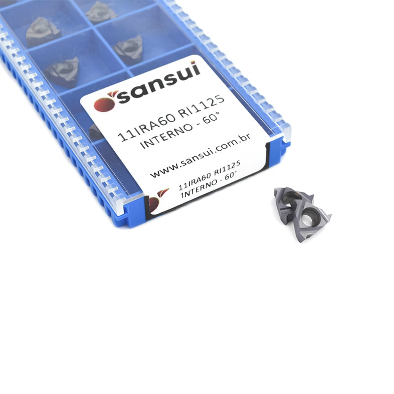 INSERTO PARA ROSCA INTERNA 60 GRAUS - 11IRA60 RI1125 - SANSUI