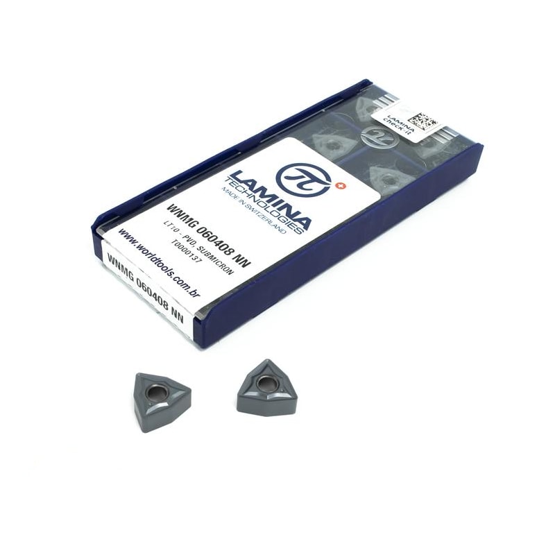INSERTO PARA TORNEAMENTO WNMG 060408 NN LT10 - LAMINA