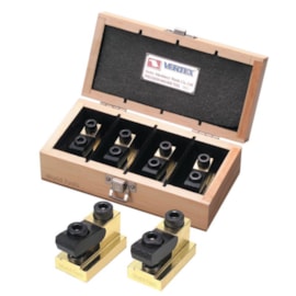 KIT DE FIXADOR LATERAL COM 4 PECAS PARA MESAS COM CANAL 16,0MM - CK-3716 VERTEX KIT DE FIXADOR LATERAL COM 4 PECAS PARA MESAS COM CANAL 16,0MM - CK-3716 VERTEX