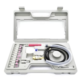KIT DE MICRO RETIFICADOR PNEUMATICO COM 16 PECAS 54.000RPM - CE-56 GURAN KIT DE MICRO RETIFICADOR PNEUMATICO COM 16 PECAS 54.000RPM - CE-56 GURAN