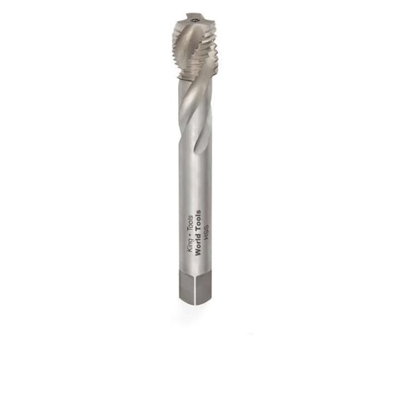 MACHO MAQUINA CANAL HELICOIDAL HSS BSW 1/4 X 20 TPI DIN 2182 - 2102/2 KING TOOLS