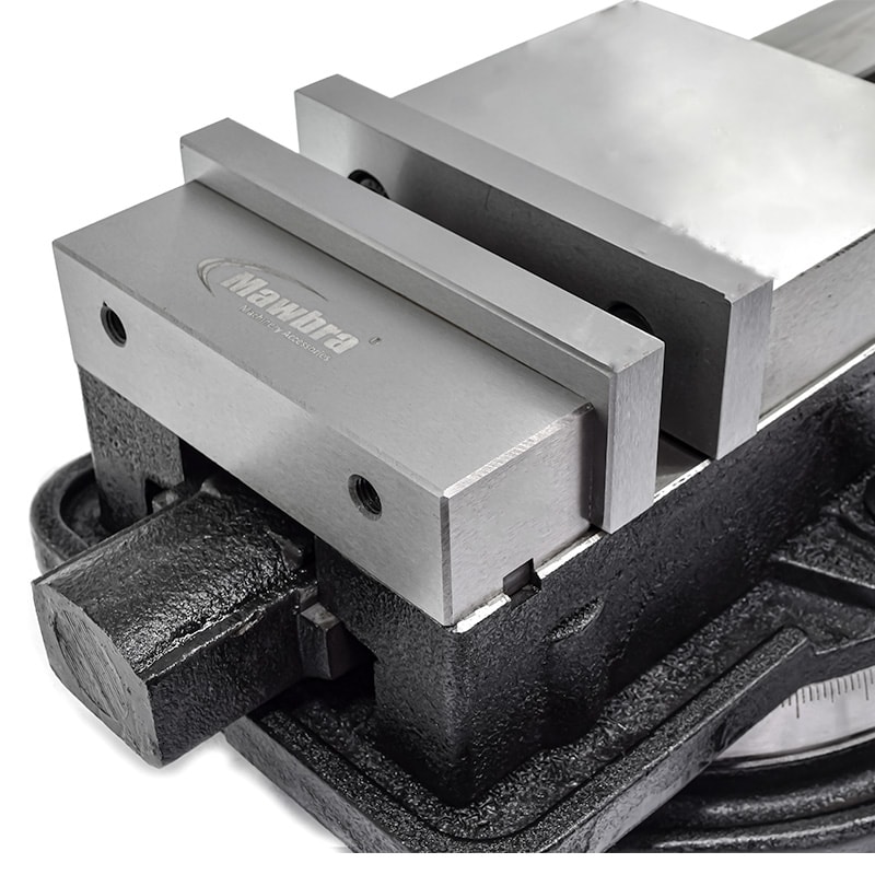 MORSA MECÂNICA GIRATÓRIA ABERTURA 0 A 200MM MORDENTES 160MM - AV-6