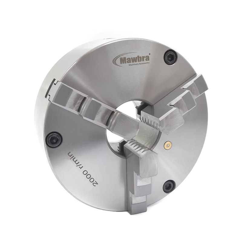 PLACA DE TORNO 3 CASTANHAS UNIVERSAIS Ø 250MM COM FURAÇÃO FRONTAL