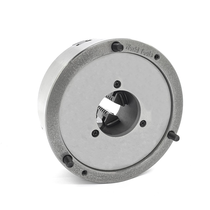 PLACA DE TORNO 4 CASTANHAS UNIVERSAIS Ø 200MM COM FURAÇÃO FRONTAL PLACA DE TORNO 4 CASTANHAS UNIVERSAIS Ø 200MM COM FURAÇÃO FRONTAL