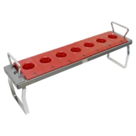 RACK PORTA CONE BT30 ENCAIXE PARA 8 CONES - VTTR-BT30 VERTEX RACK PORTA CONE BT30 ENCAIXE PARA 8 CONES - VTTR-BT30 VERTEX