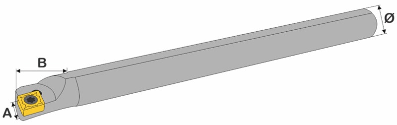 Outil De Tour S08K-SCLCR06 8 Mm + 10 Inserts CCMT060204 – Porte-Outil Carbure Pour Tournage Précis Et Facile