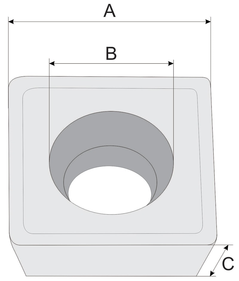 INSERTO PARA FURAÇÃO SPMT 140512 GM DI1325 - SANSUI