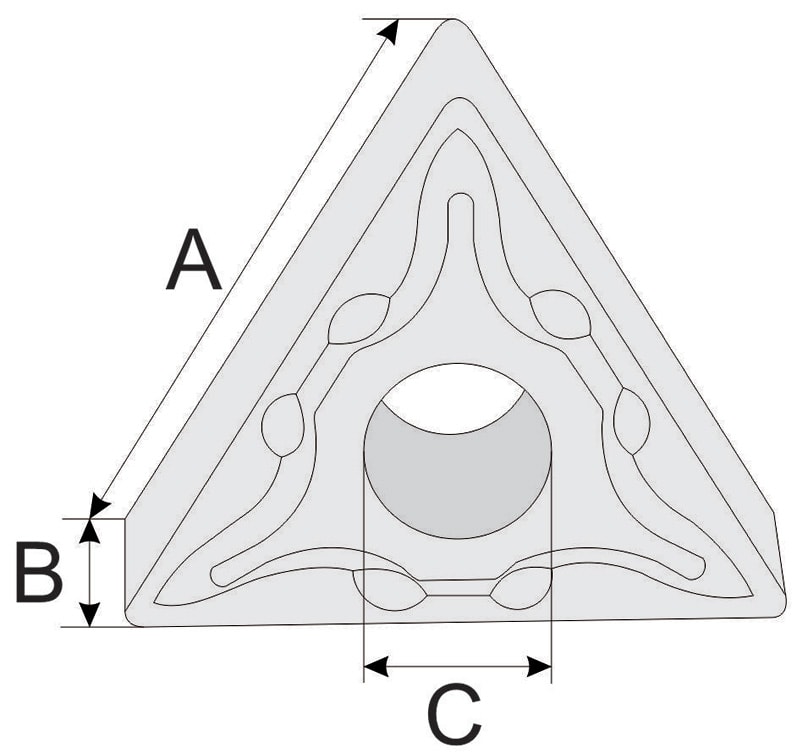 INSERTO PARA TORNEAMENTO TNMG 160408 TM TP2525 - SANSUI
