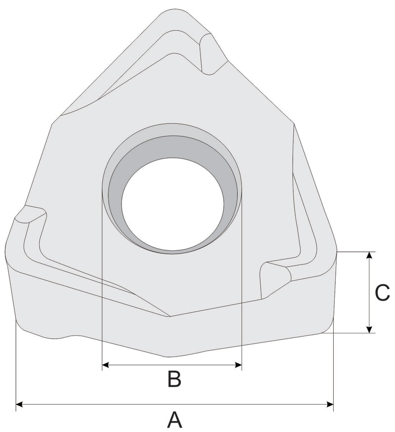 INSERTO PARA FRESAMENTO XNEX 080608 TR-ME09 MI1325 - SANSUI